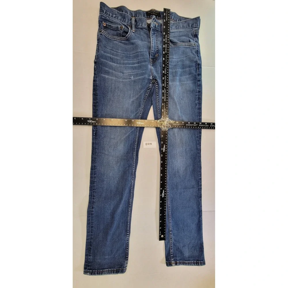 Banana‎ Republic Skinny Tech Motion Mens Jeans 31x30 Blue Denim Slim Fit